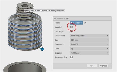 Solved: threads not being stl exported .